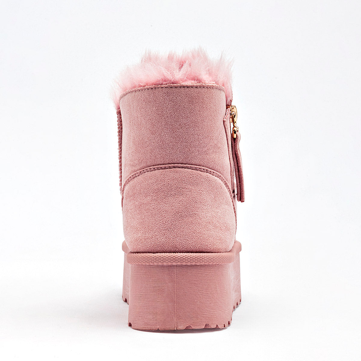 Bota Casual Moramora Mujer Ela Rosa Plataforma 5 Cm