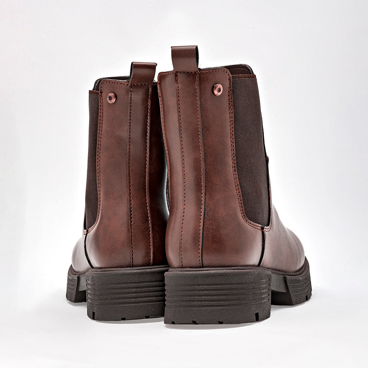 Botin Casual Moramora Mujer Ciara Cafe Tacon 4 Cm