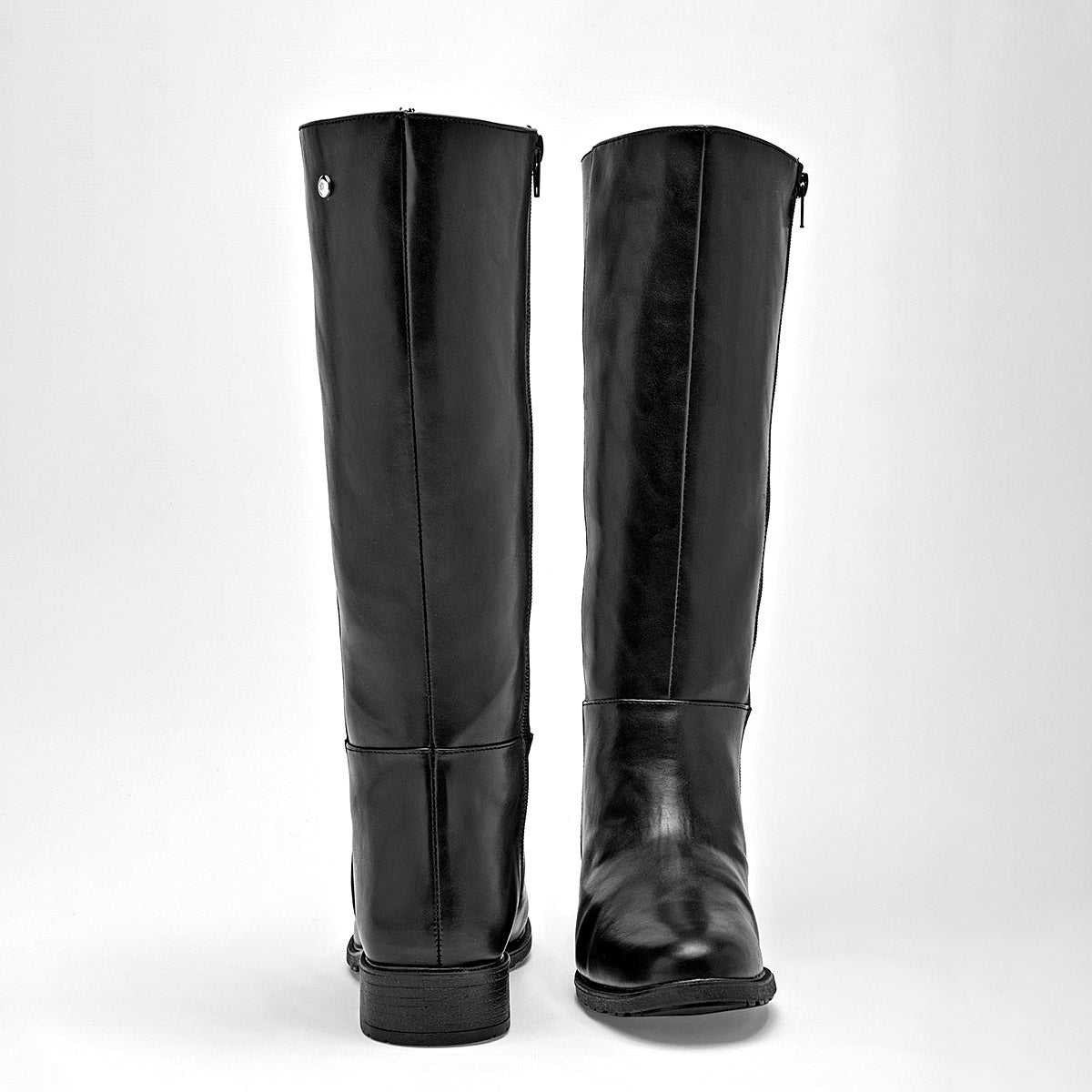 Bota Larga Moramora 1361709 Color Negro Tubo 36 Cm
