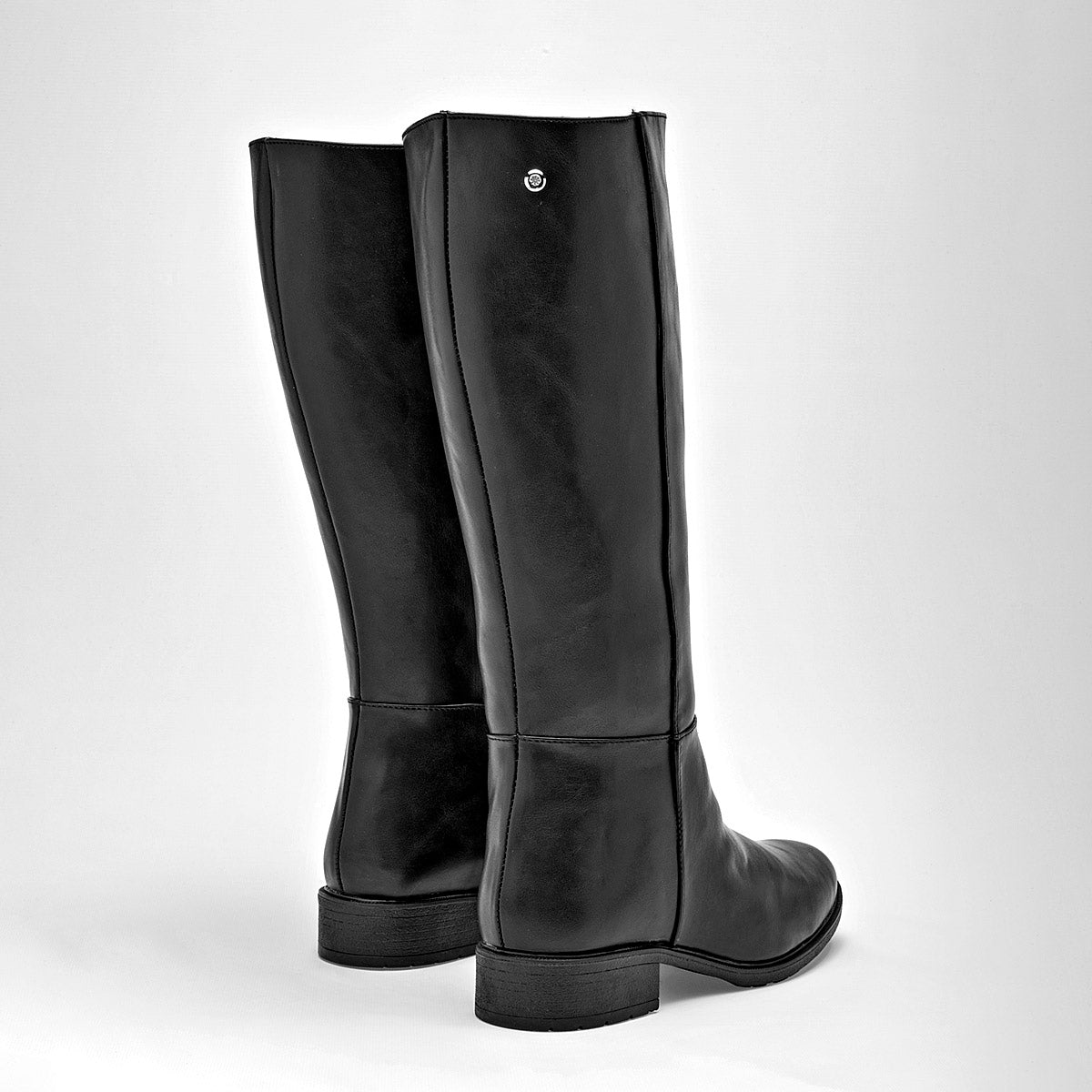 Bota Larga Moramora 1361709 Color Negro Tubo 36 Cm