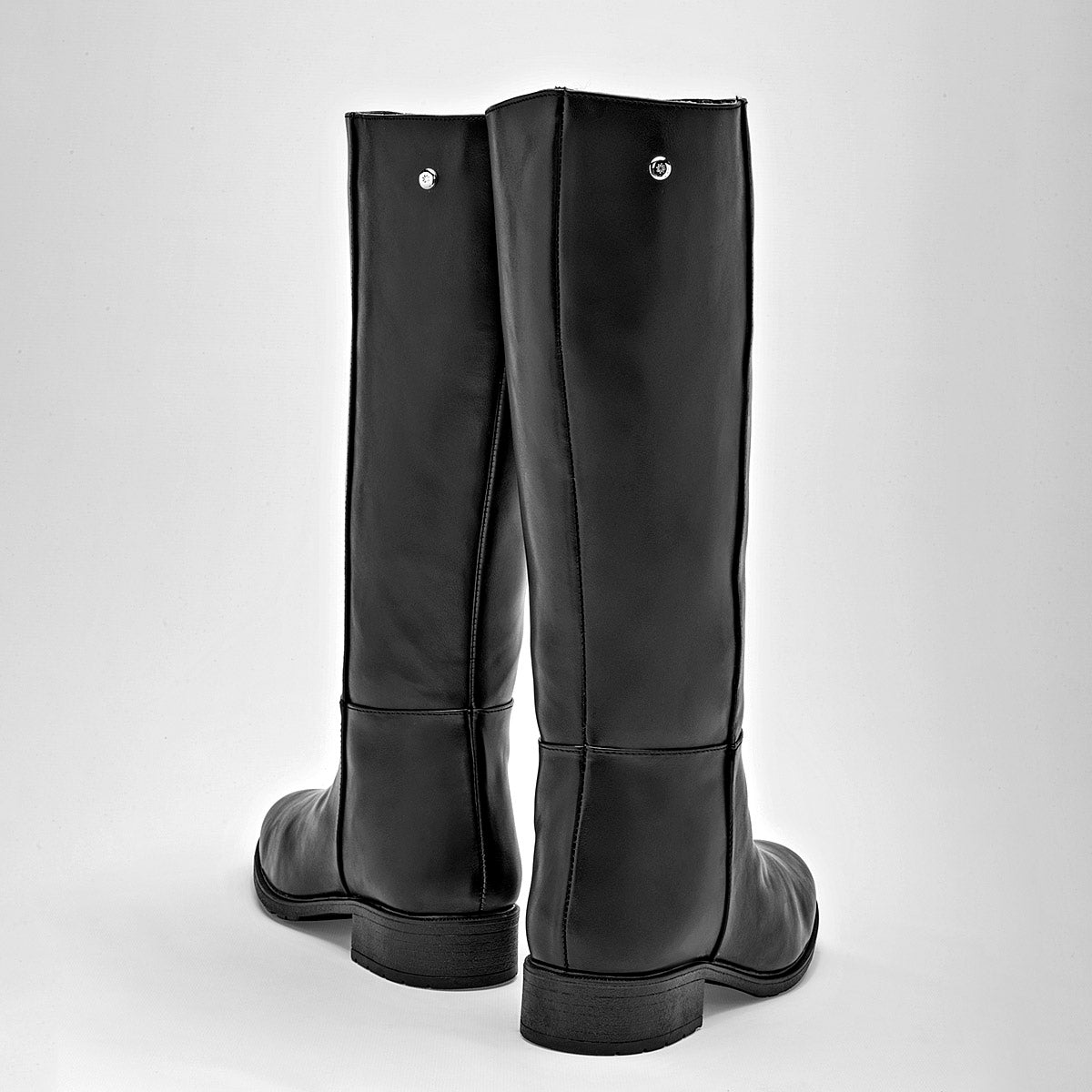 Bota Larga Moramora 1361709 Color Negro Tubo 36 Cm