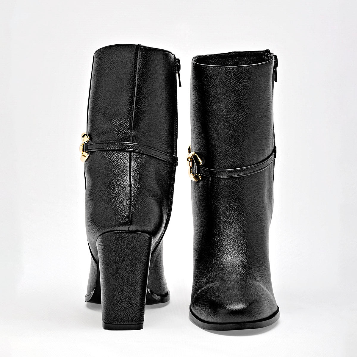 Bota Pietro Alessandro Mujer 5622 Negro Tacon 8 Cm
