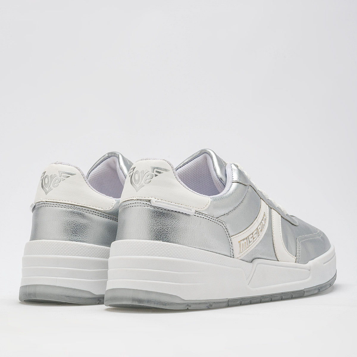 TENIS URBANO MUJER MISS PINK GWEN PLATA BLANCO