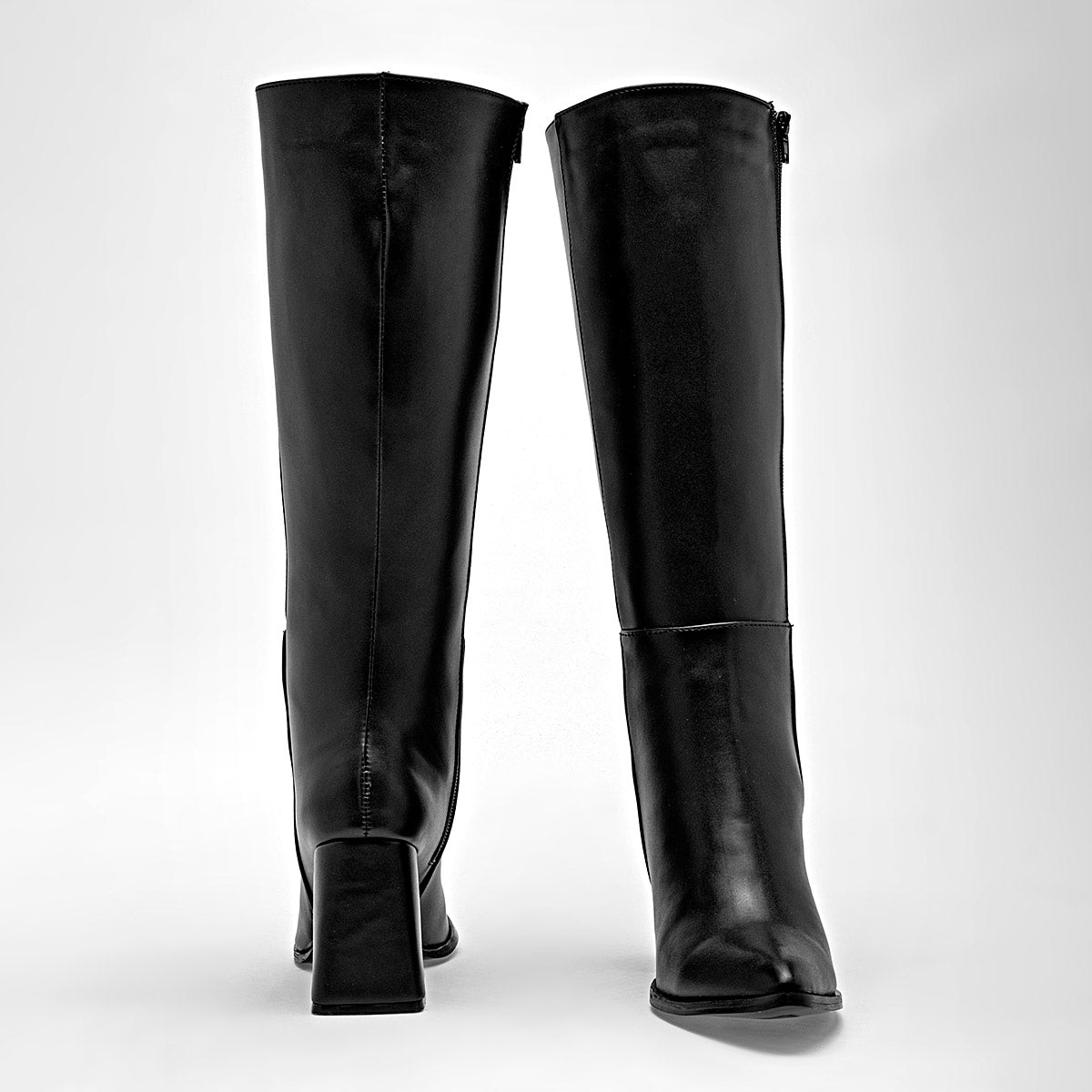 Bota Larga Mimar Para Mujer 721 Color Negro Tacon 8cm Tubo 40cm