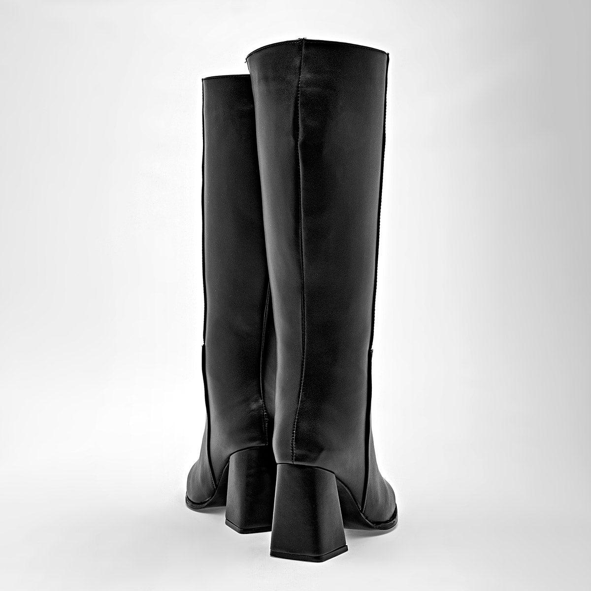 Bota Larga Mimar Para Mujer 721 Color Negro Tacon 8cm Tubo 40cm