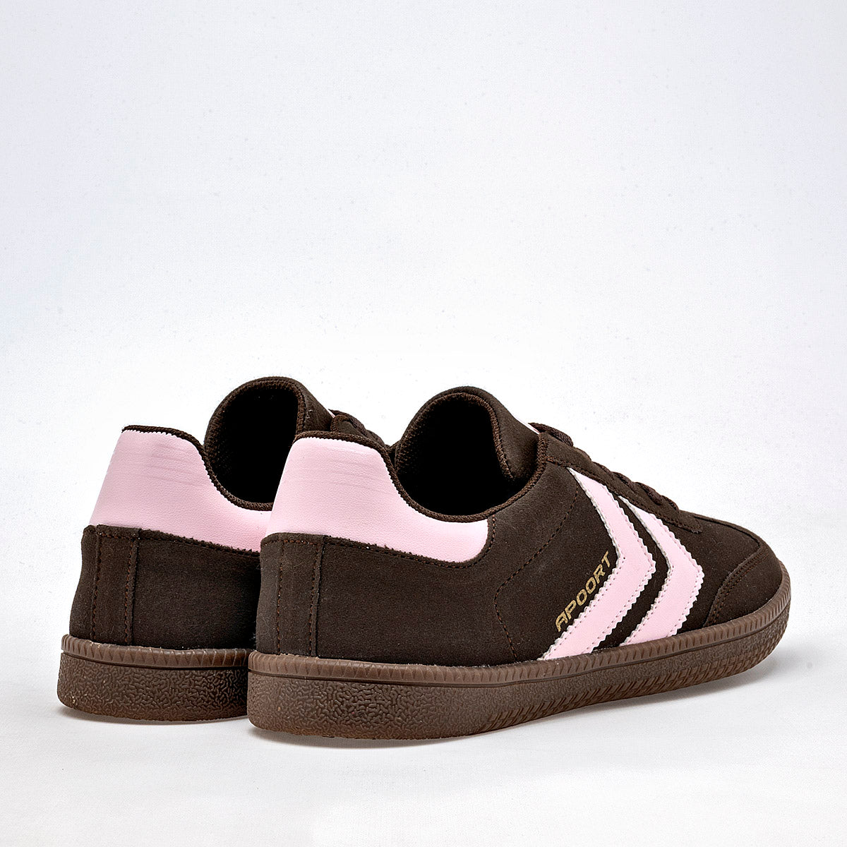 TENIS URBANO MUJER APOORT A010 CAFE ROSA