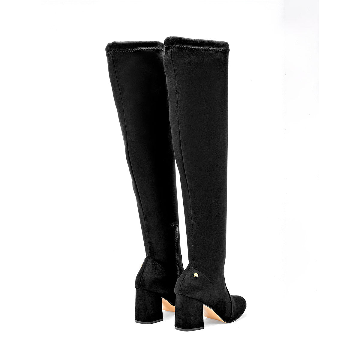 Bota Larga Moramora Para Mujer 143042121 Negro Tucon 8CM Tubo 56 CM