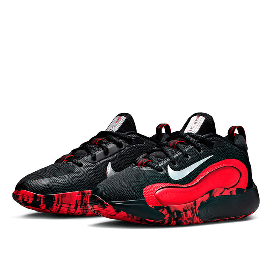 TENIS DEPORTIVO JUVENIL NIKE  Isofly (GS) NEGRO ROJO