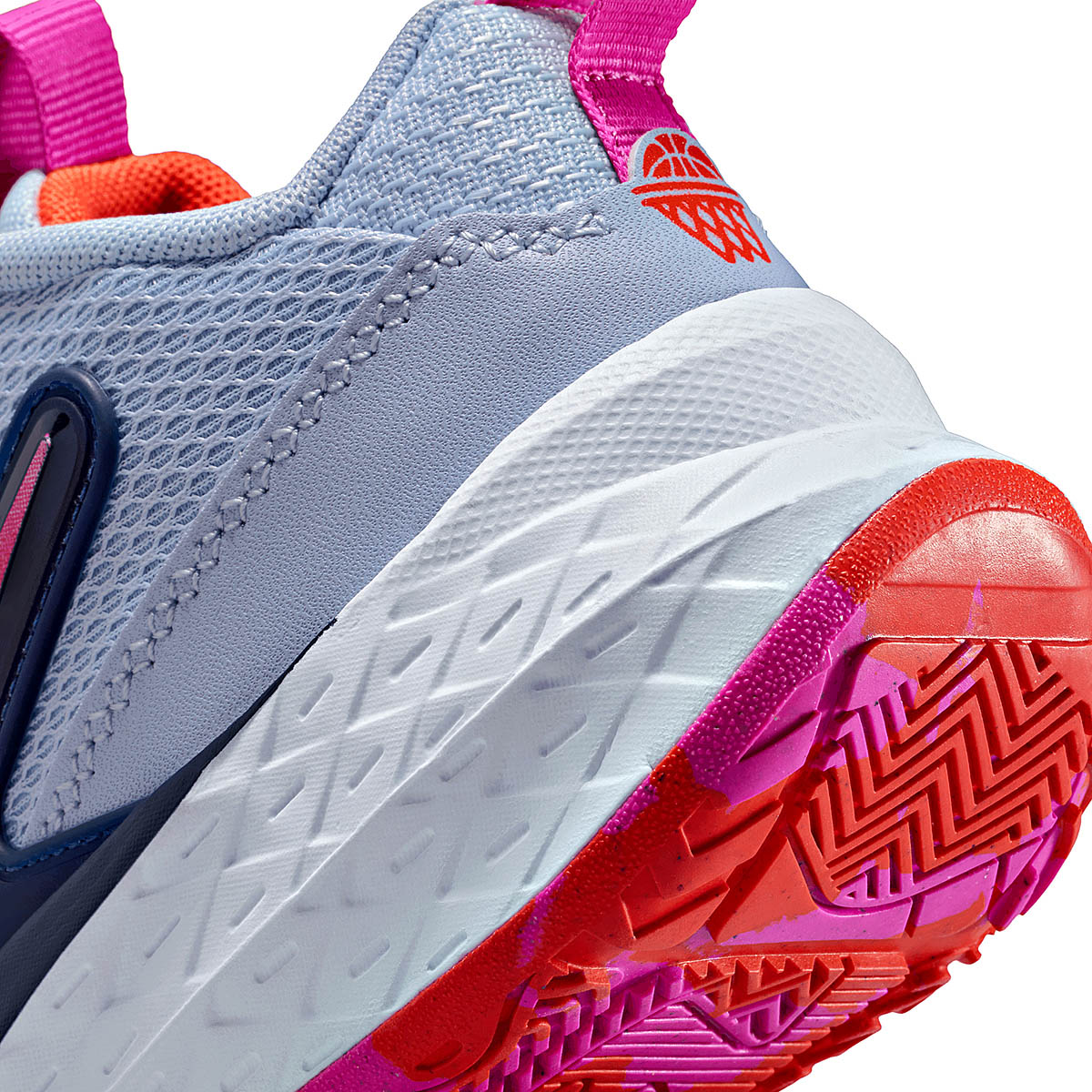 TENIS NIÑA URBANO NIKE  Team Hustle D 12 (PS) GRIS MARINO FIUSHA