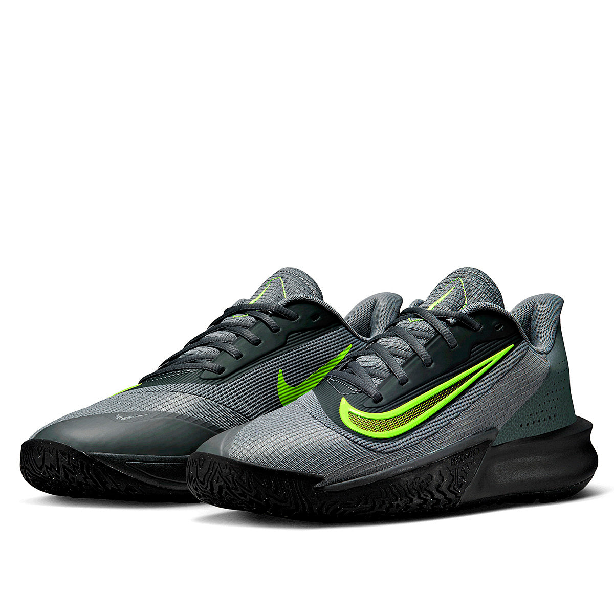 TENIS DEPORTIVO HOMBRE NIKE  Precision VII GRIS VERDE