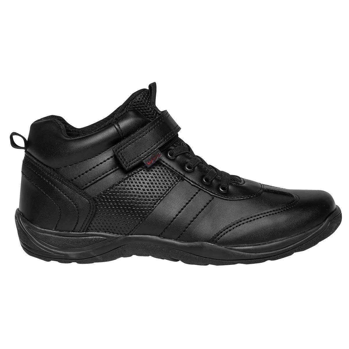 Bota ajuste en velcro para Joven marca Wos Guany Negro