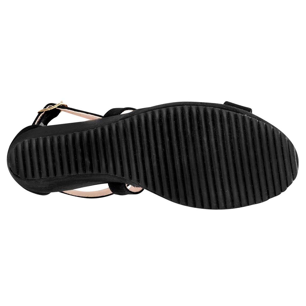 Sandalia Fratta 6025 Mujer Color Negro