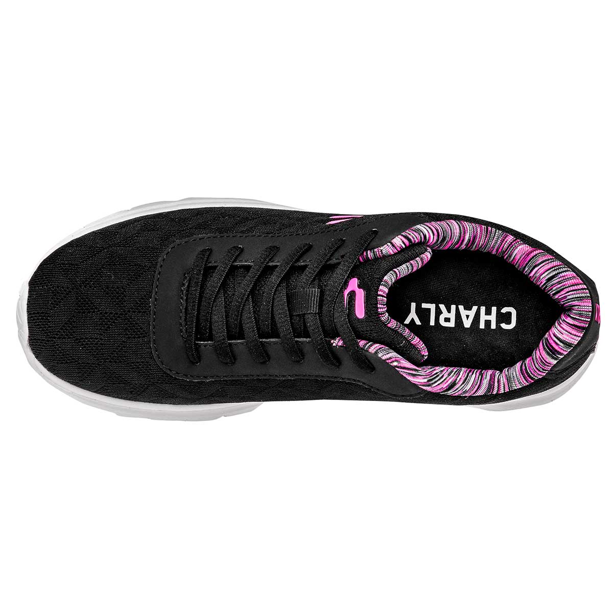TENIS DEPORTIVO MUJER CHARLY 1049207001 NEGRO FIUSHA