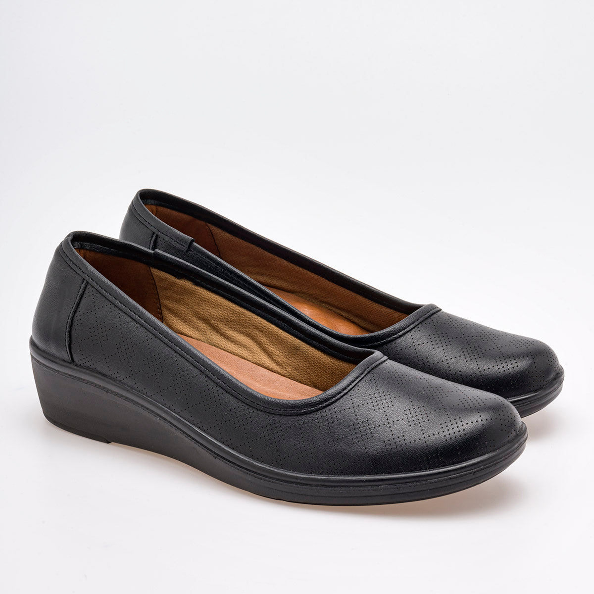 ZAPATO CONFORT MUJER FLEXI 45602 NEGRO