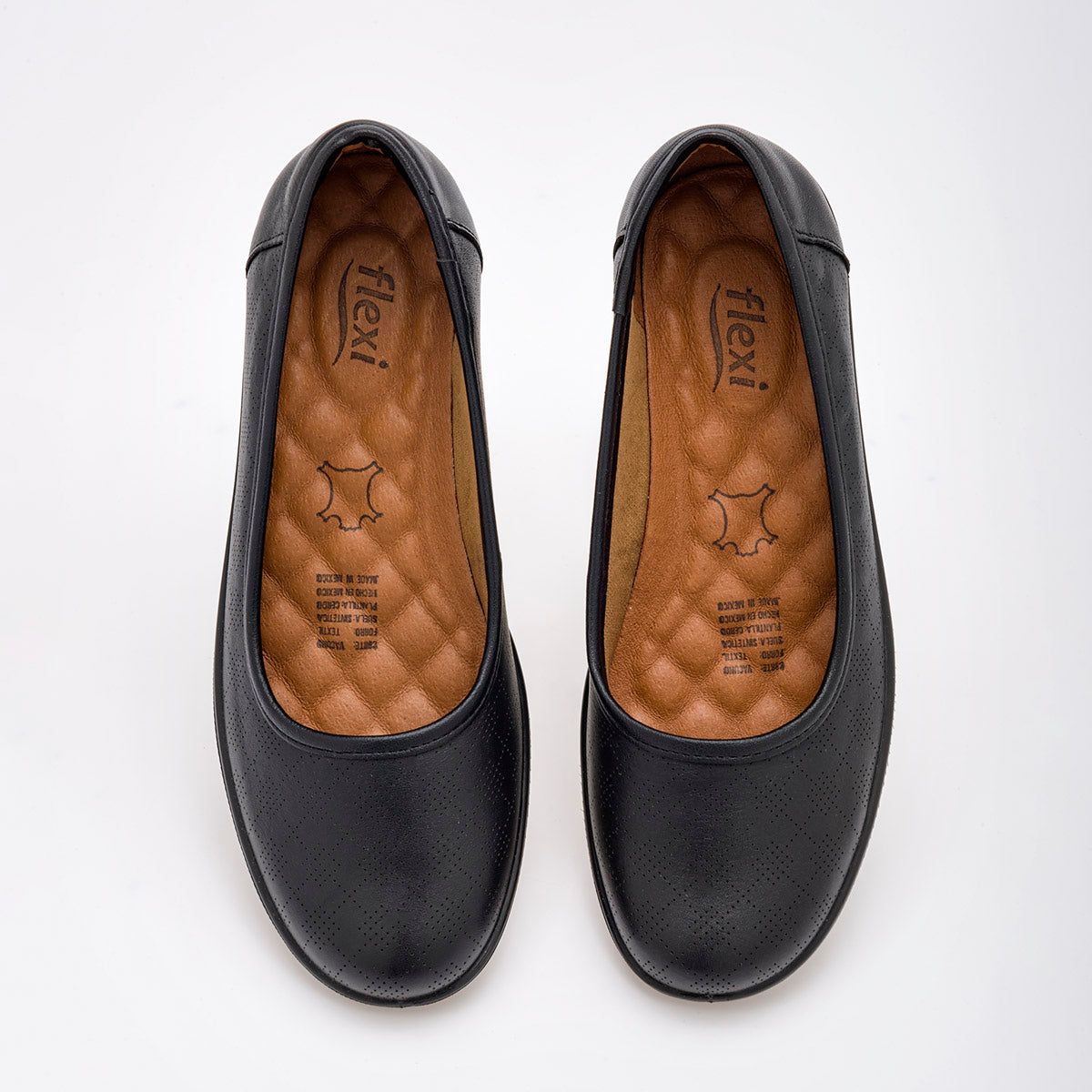ZAPATO CONFORT MUJER FLEXI 45602 NEGRO