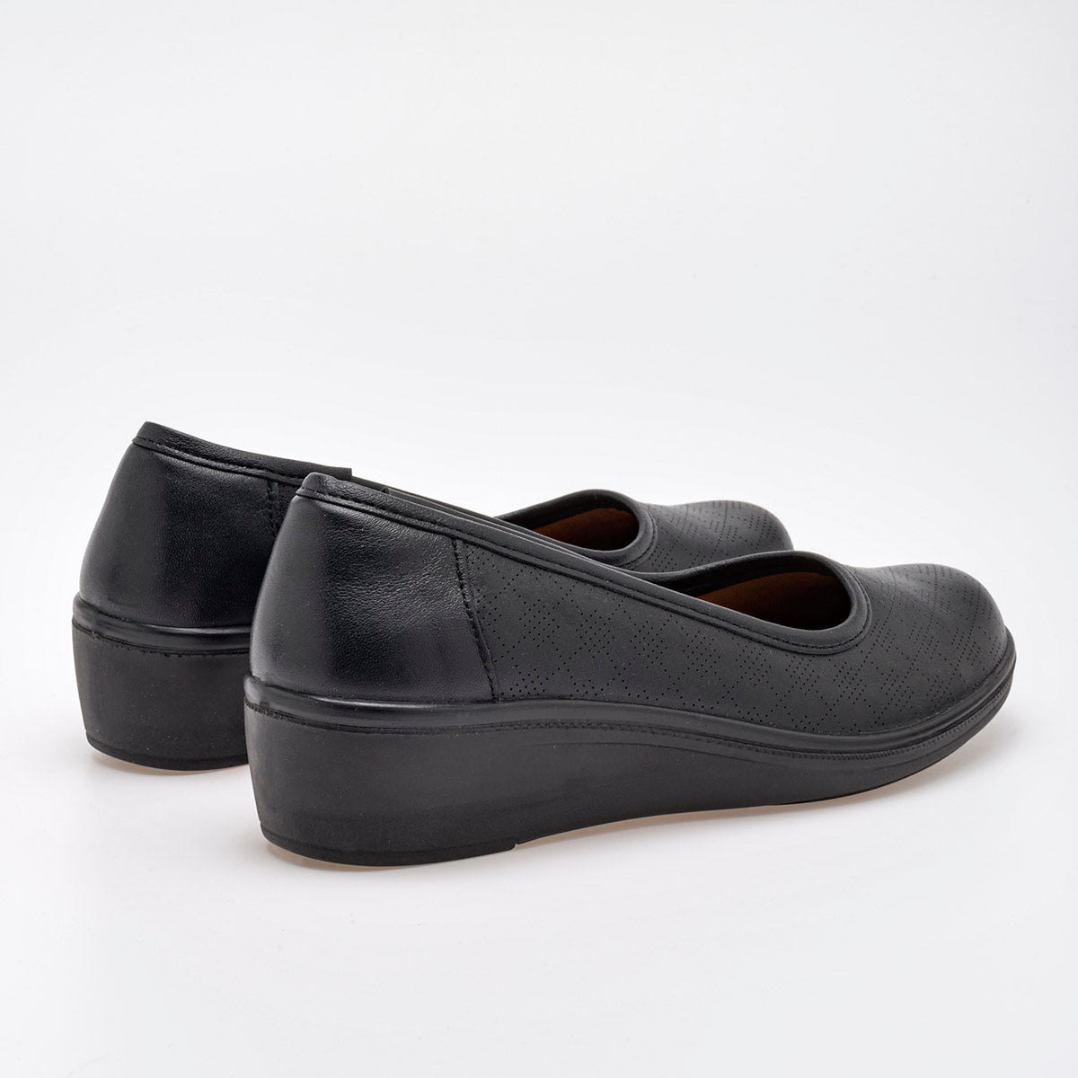 ZAPATO CONFORT MUJER FLEXI 45602 NEGRO