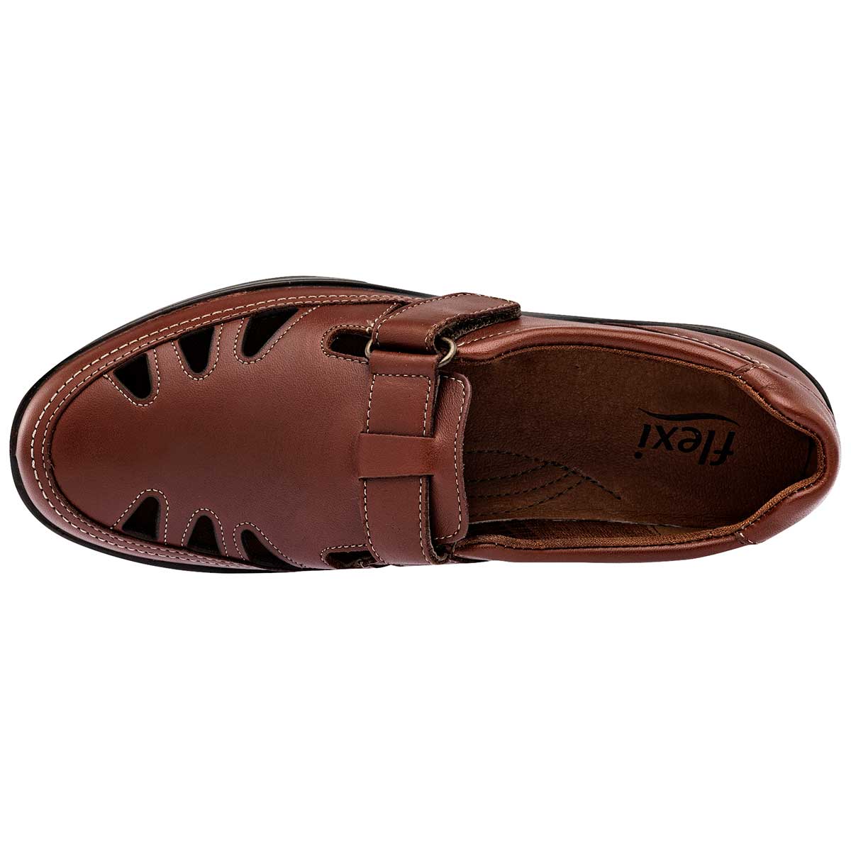ZAPATO CONFORT MUJER FLEXI 25905 CAFE