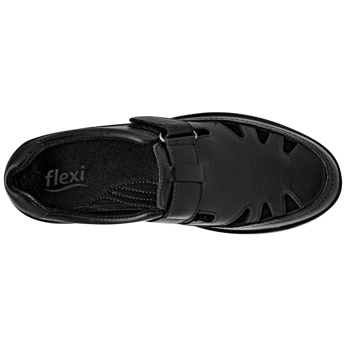 ZAPATO CONFORT MUJER FLEXI 25905 NEGRO