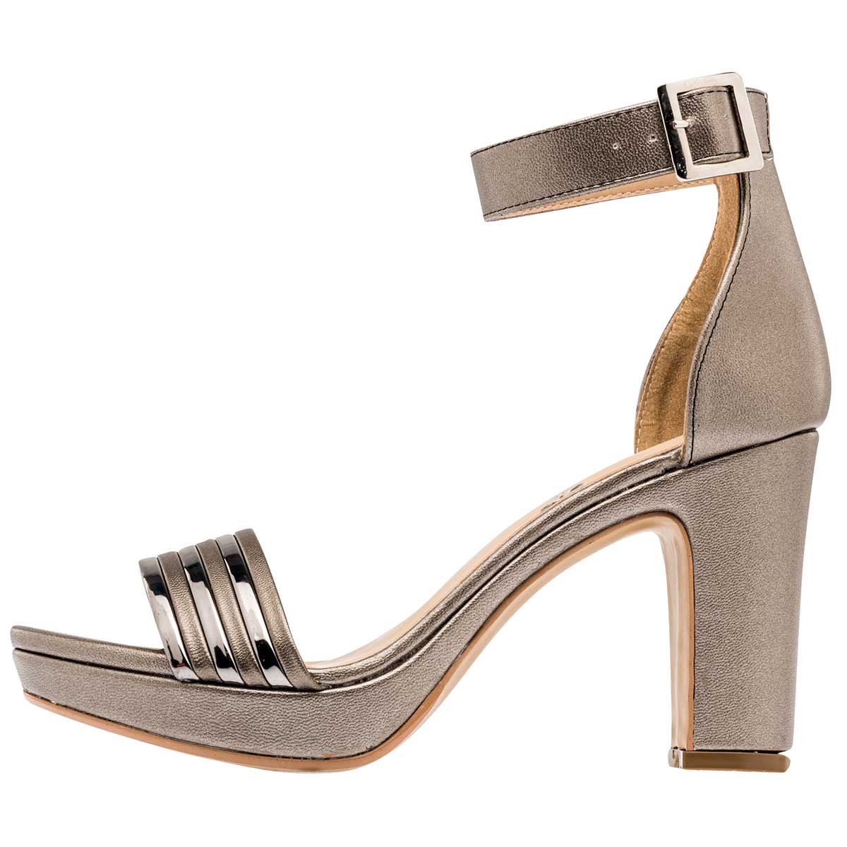 Zapato Graduacion Damita 105004 Mujer 22-26 Gris