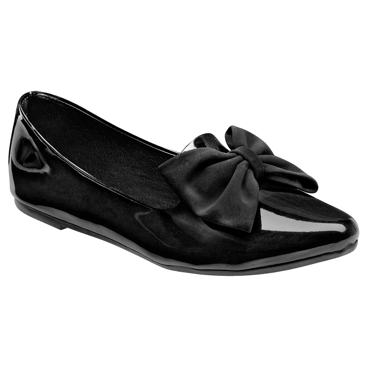 FLATS MUJER LADY ONE EX5800 NEGRO CHAROL