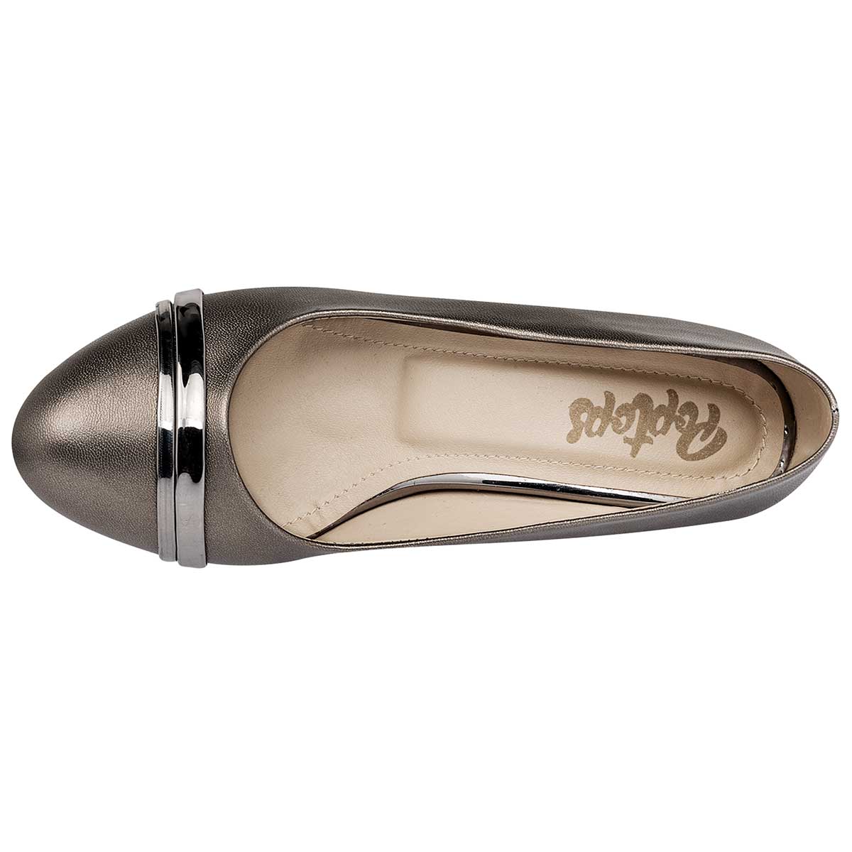 Zapatilla Cerrada Poptops 2553 Para Mujer Color Gris