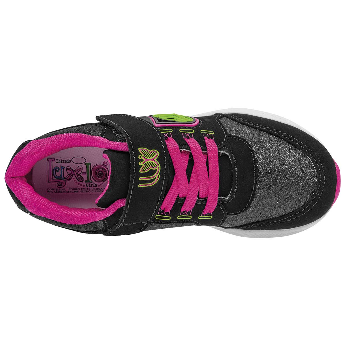 Tenis para Niña LUX-10 291 Negro