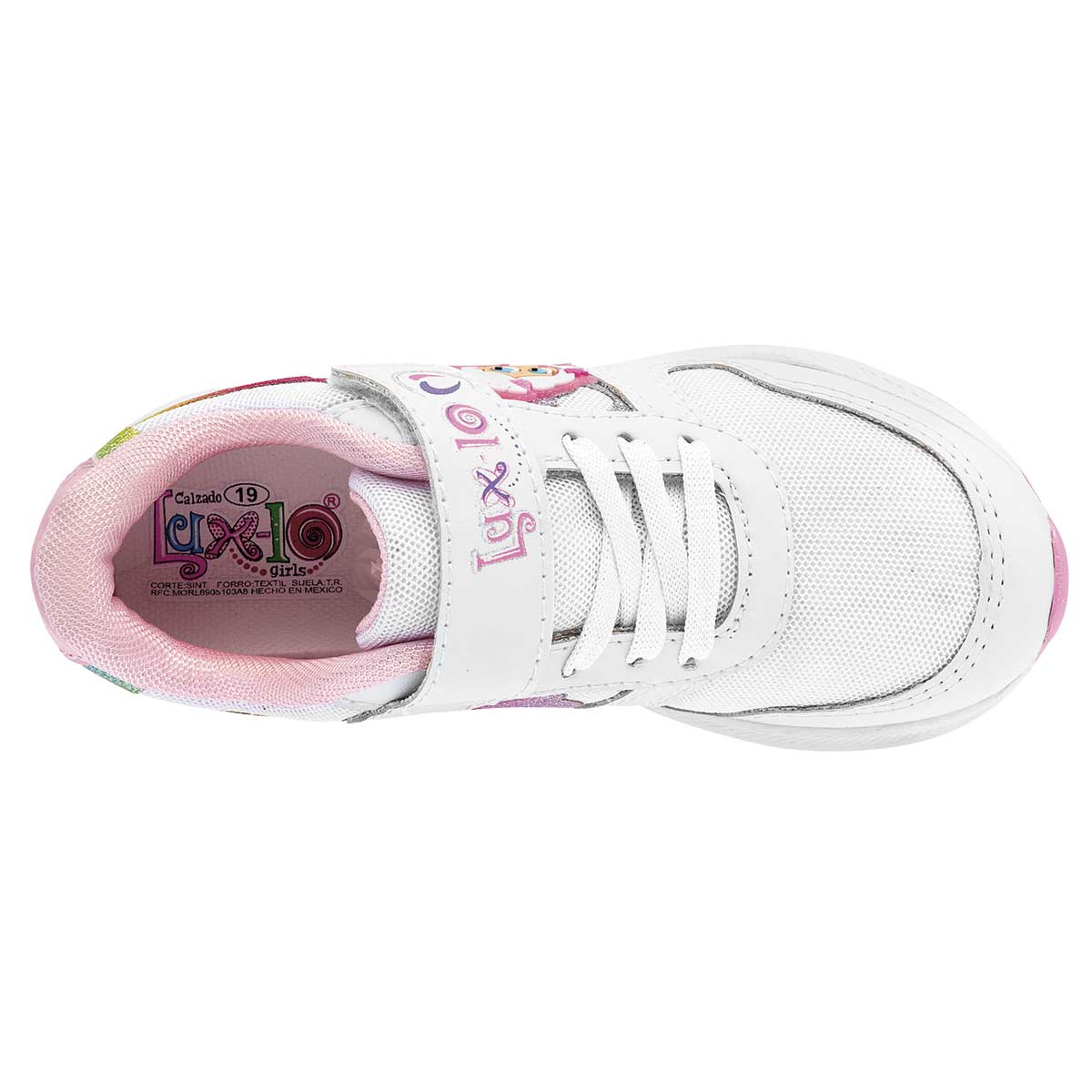 Tenis para Niña LUX-10 293 Blanco