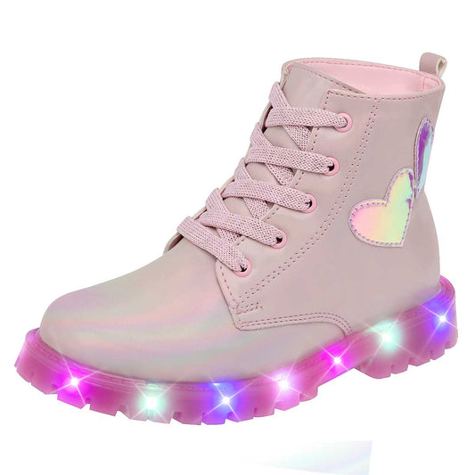 Bota y Botin para Niña KS 70LED Rosa