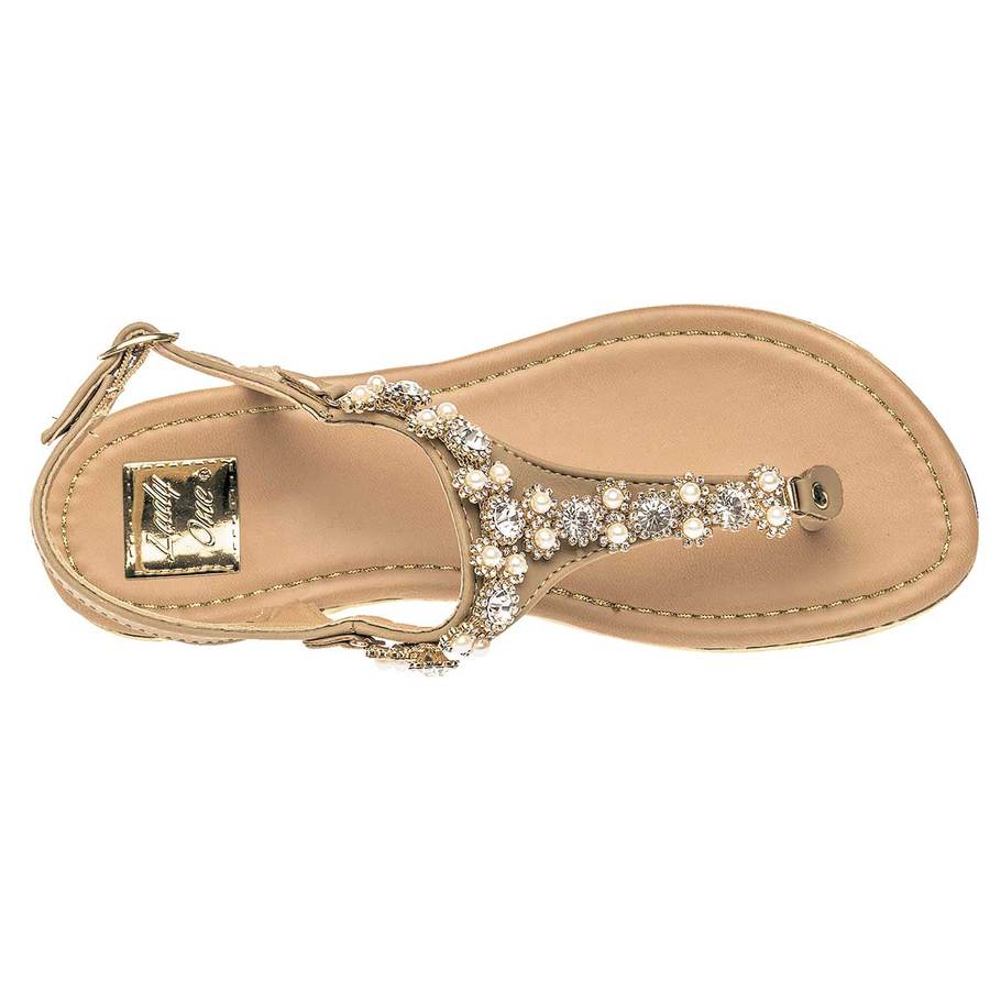 Sandalia para Mujer LADY ONE R2000 Beige