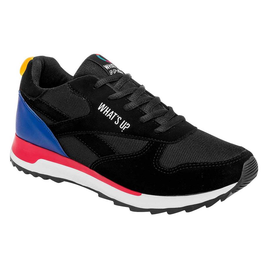 Tenis para Hombre WHATS U 173707 Negro