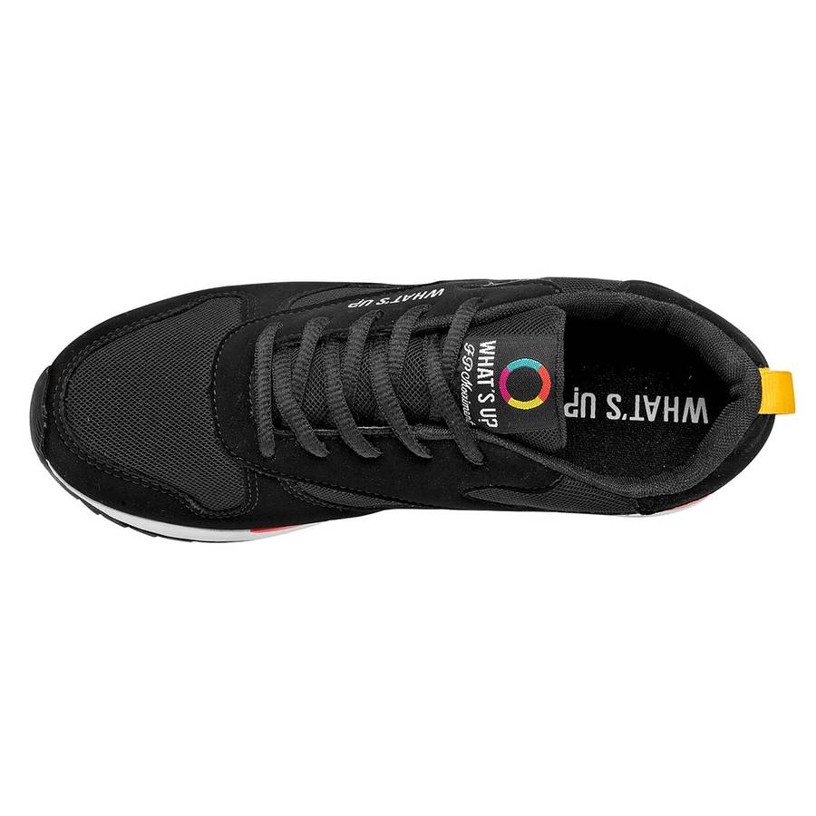 Tenis para Hombre WHATS U 173707 Negro