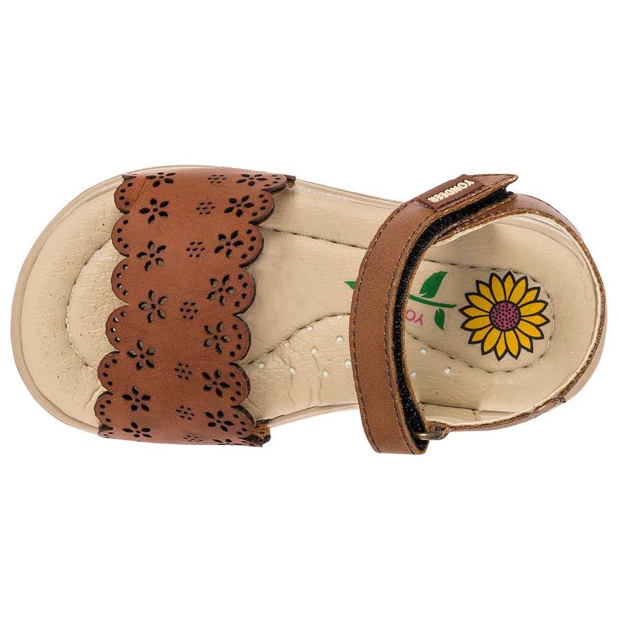 Sandalia para Niña YONDEER 91454 Cafe