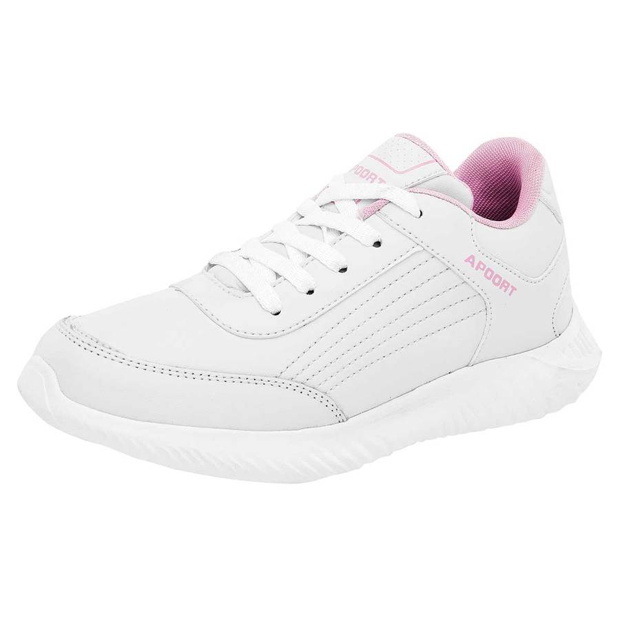 Tenis para Niña APOORT D28 Blanco