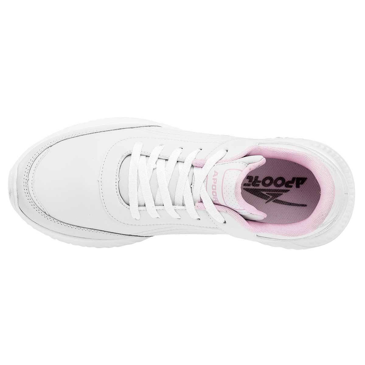 Tenis para Niña APOORT D28 Blanco