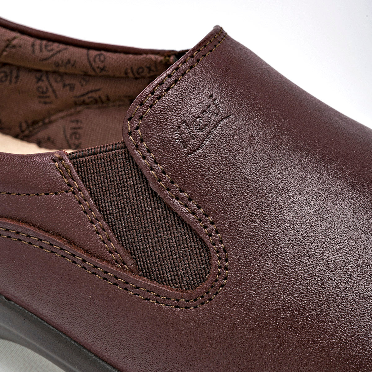 ZAPATO CONFORT MUJER FLEXI 48301 CAFE