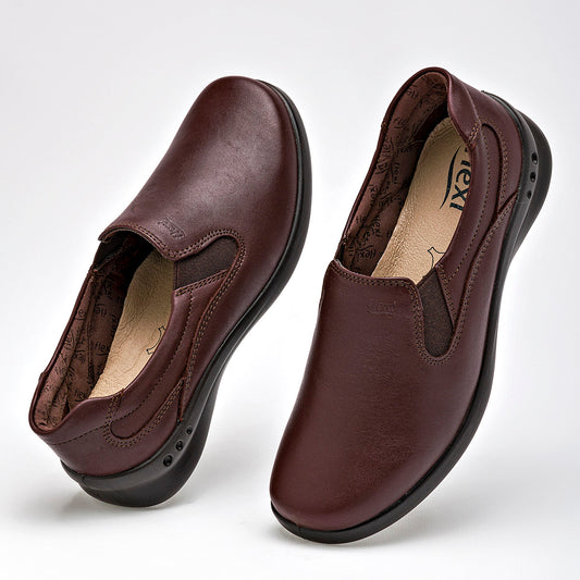 ZAPATO CONFORT MUJER FLEXI 48301 CAFE