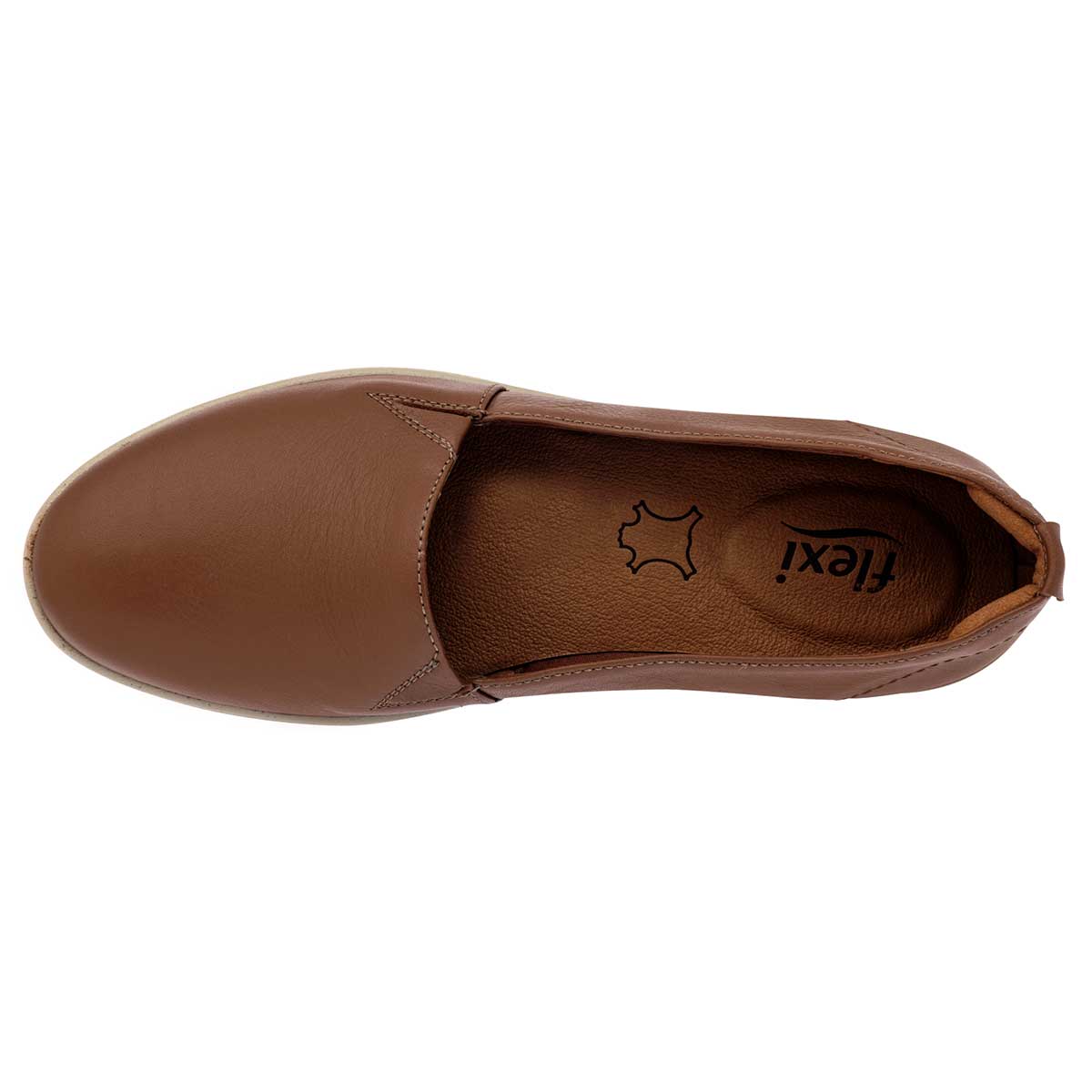 ZAPATO CASUAL MUJER FLEXI 101905 CAMEL