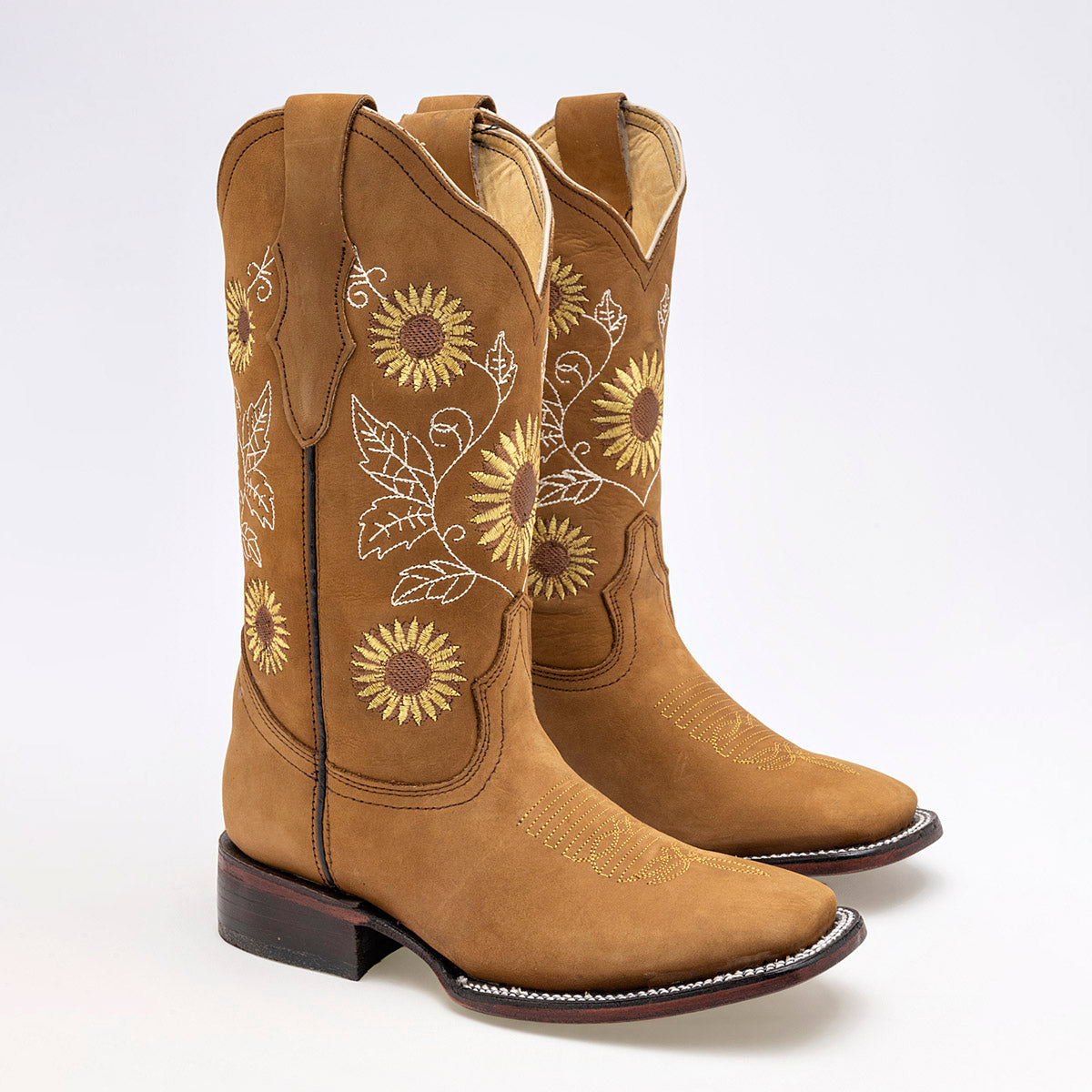 Bota vaquera Mujer marca Andre V Beige