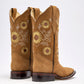Bota vaquera Mujer marca Andre V Beige