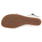 Sandalia Caramel 0010 Para Mujer Talla 22 Al 26 Blanco