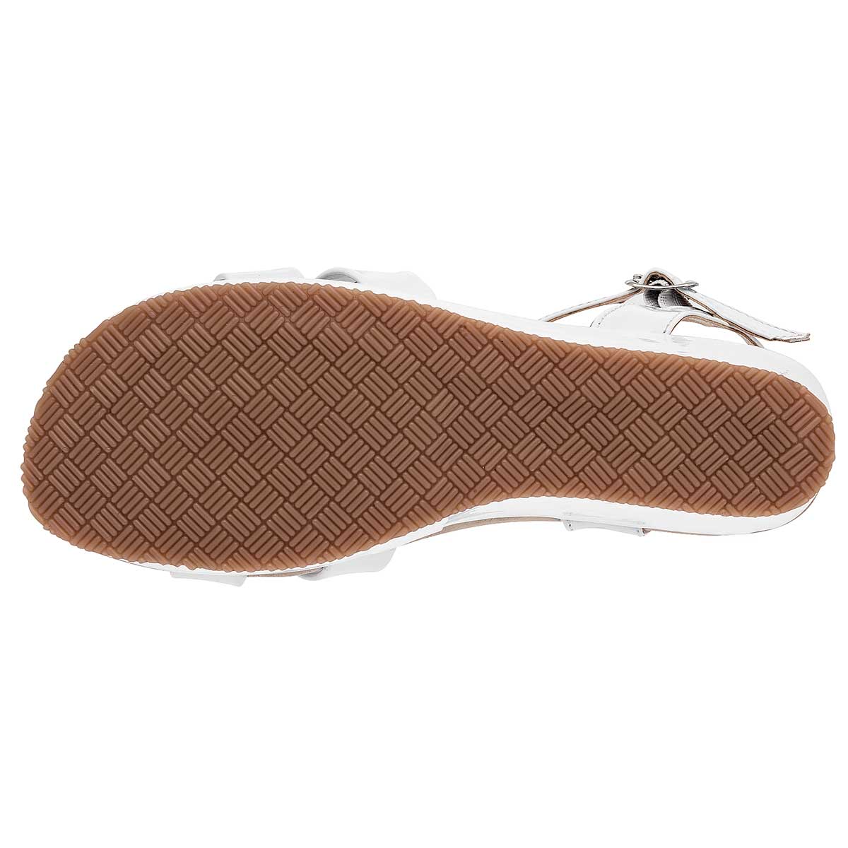 Sandalia Caramel 0010 Para Mujer Talla 22 Al 26 Blanco