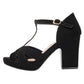Zapatilla D'cristian 773 Para Mujer Color Negro