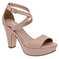 Zapatilla Pravia 2468 Para Mujer Color Maquillaje