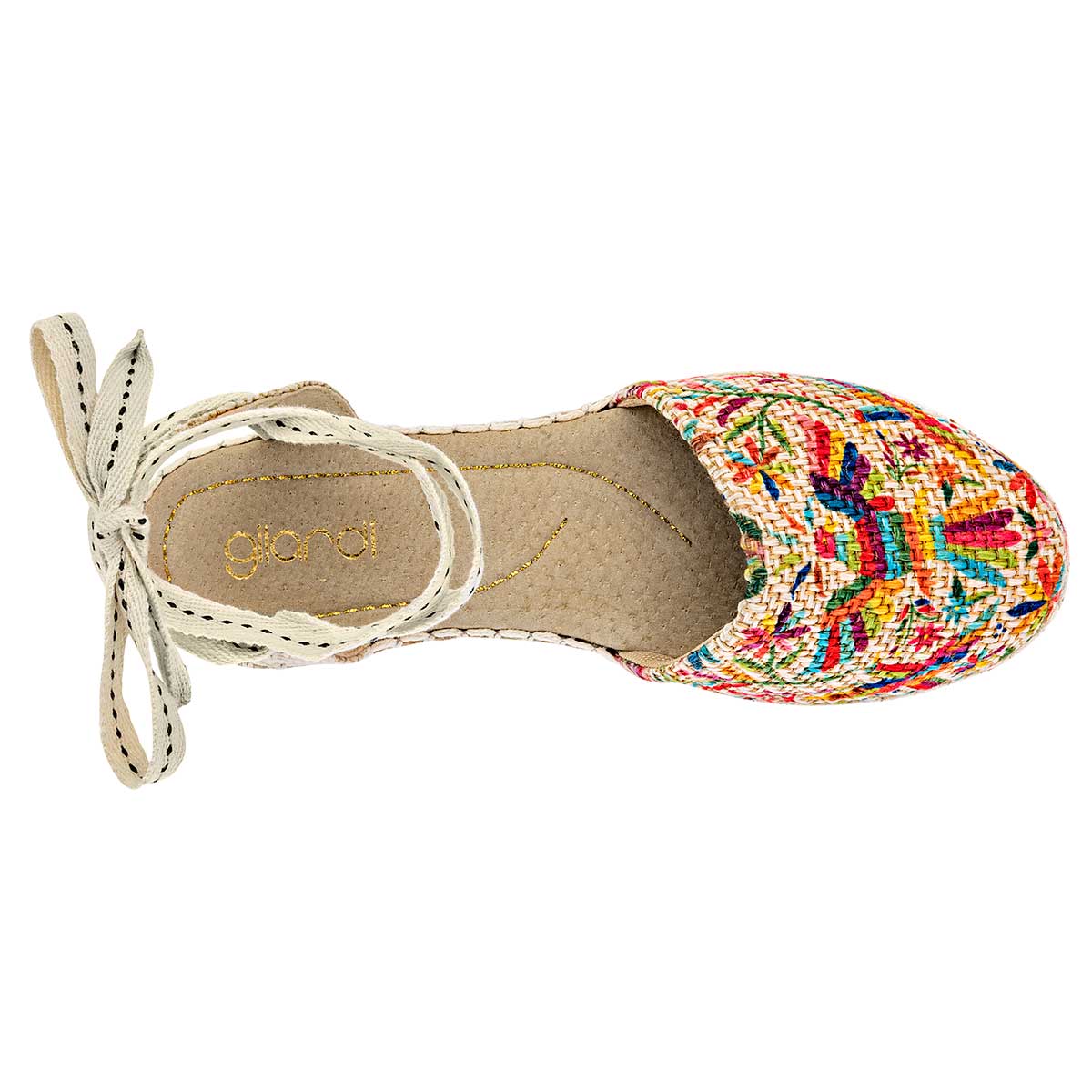 Sandalia Gilardi 1705 Para Mujer Flores
