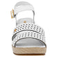 Sandalia Moramora 135039 Para Mujer Talla 22 Al 26 Blanco
