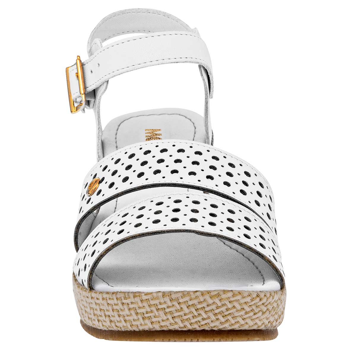 Sandalia Moramora 135039 Para Mujer Talla 22 Al 26 Blanco