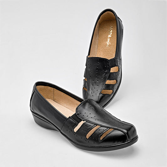 ZAPATO CONFORT MUJER MORA CONFORT AMIRA NEGRO