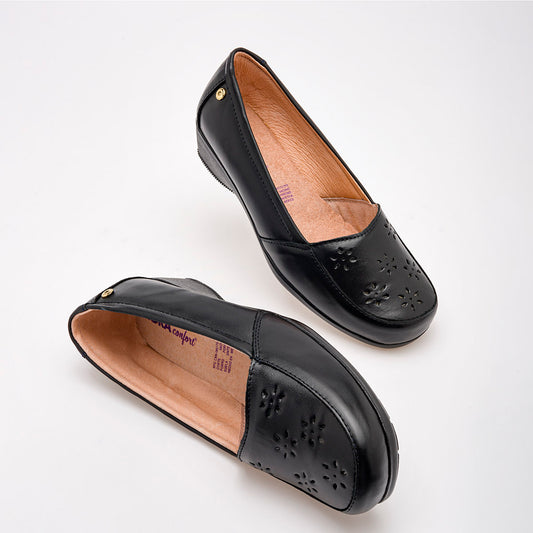 ZAPATO CONFORT MUJER MORA CONFORT NAZARET NEGRO
