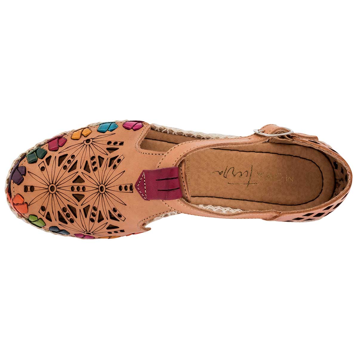 Sandalia Mora Tierra 161p1901 Para Mujer Talla 22 Al 27