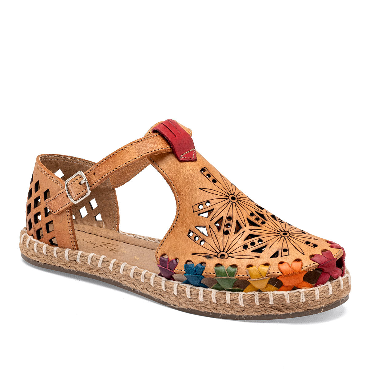 Sandalia Mora Tierra 161p1901 Para Mujer Talla 22 Al 27